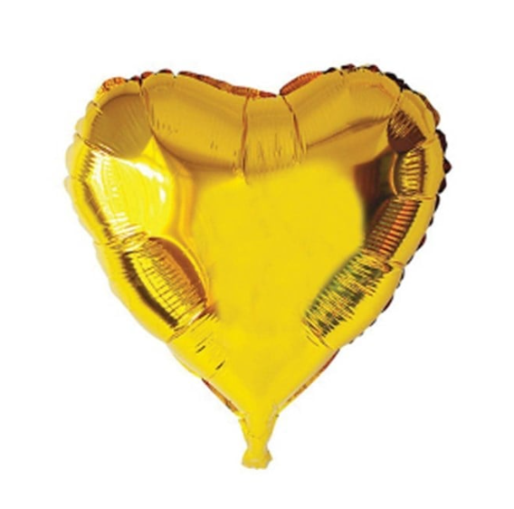 15'' 5Li Kalp Gold Folyo Balon
