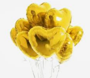 15'' 5Li Kalp Gold Folyo Balon