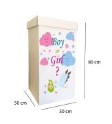 Cinsiyet Partisi Kutusu 50*50*80 Cm