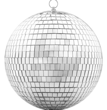 25 Cm Gümüş Disko Topu
