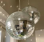 25 Cm Gümüş Disko Topu