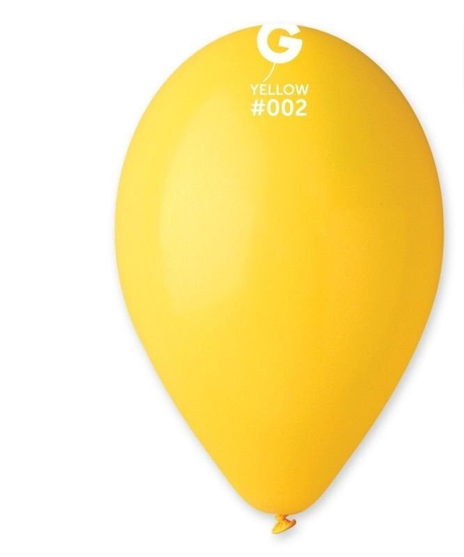 Gemar 12'' Pastel Sarı 100 Adet #002