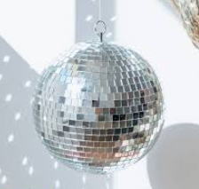 15 Cm Disko Topu Gümüş