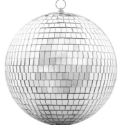 8 Cm Disko Topu Gümüş 3'lü