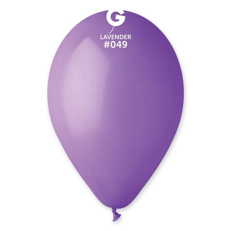 Gemar Pastel Açık Mor 100'lü paket 26cm / 10'' - Açık Mor #049 - G90