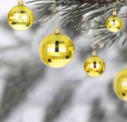 Disko Topu 2 - 2,5 - 3 - 4 Cm 12'li Gold