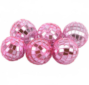 Disko Topu 2 - 2,5 - 3 - 4 Cm 12'li Pembe