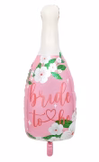 Bride To Be Şampanya Şişesi Pembe Folyo Balon 104*48 Cm 9207