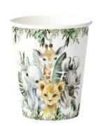 Baby Animal Safari Tema Bardak 8'li