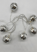 Yılbaşı Işık Led Disko Topu Model 6 Işık 1,6 Metre Pilli