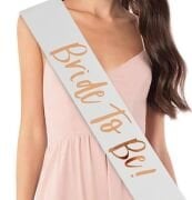 Bride To Be Baskılı Varaklı Lüks Kuşak