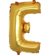 16'' Gold E Harf Folyo Balon