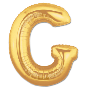 16'' Gold G Harf Folyo Balon
