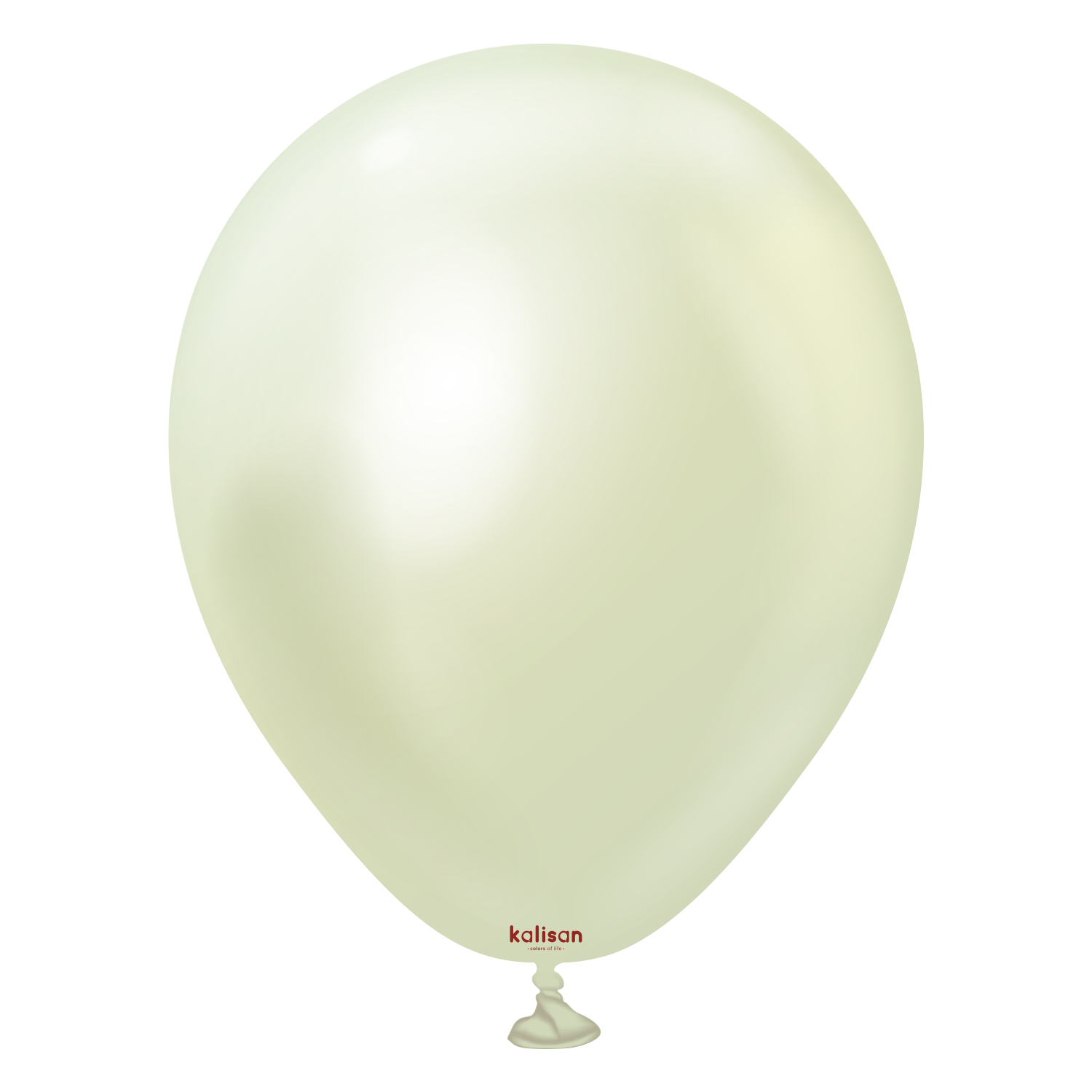 5'' Mirror Balloons Green Gold 100’lü