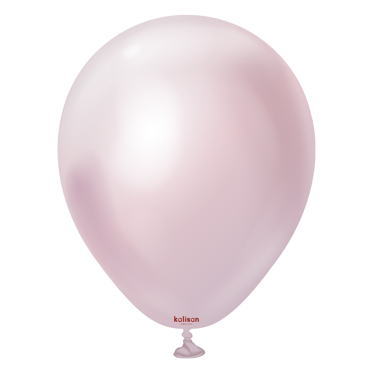 5'' Mirror Balloons Pink Gold 100’lü