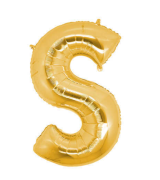 16'' Gold S Harf Folyo Balon