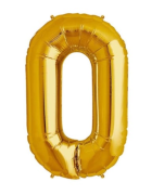 16'' Gold 0 Rakam Folyo Balon