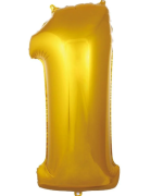 GOLD 1 RAKAM BALON 16 İNÇ