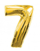16'' Gold 7 Rakam Folyo Balon