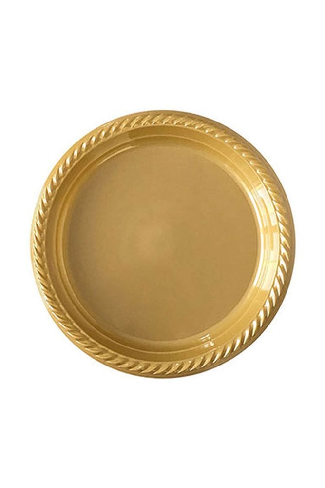 Plastik Tabak Gold 22cm 25li
