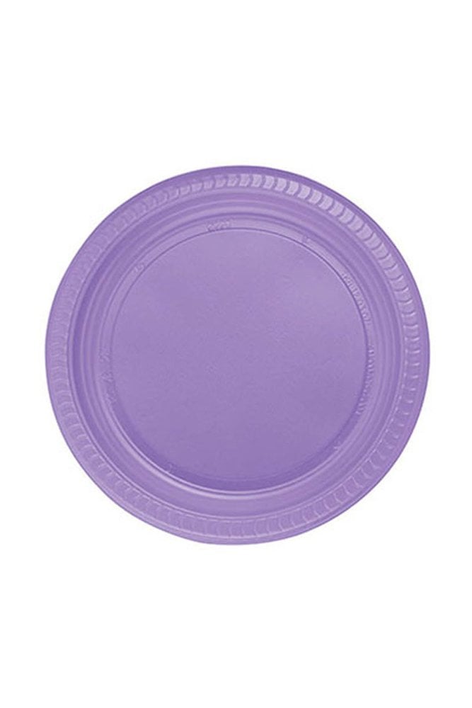 plastik  Tabak Lila 22cm 25li