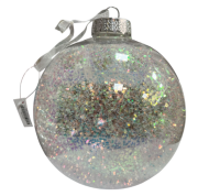 Yılbaşı Lüx 20 Cm Simli Top DR-07