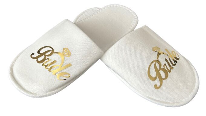Bride Terlik Beyaz Gold