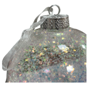 Yılbaşı Lüx 15 Cm Simli Top DR-08