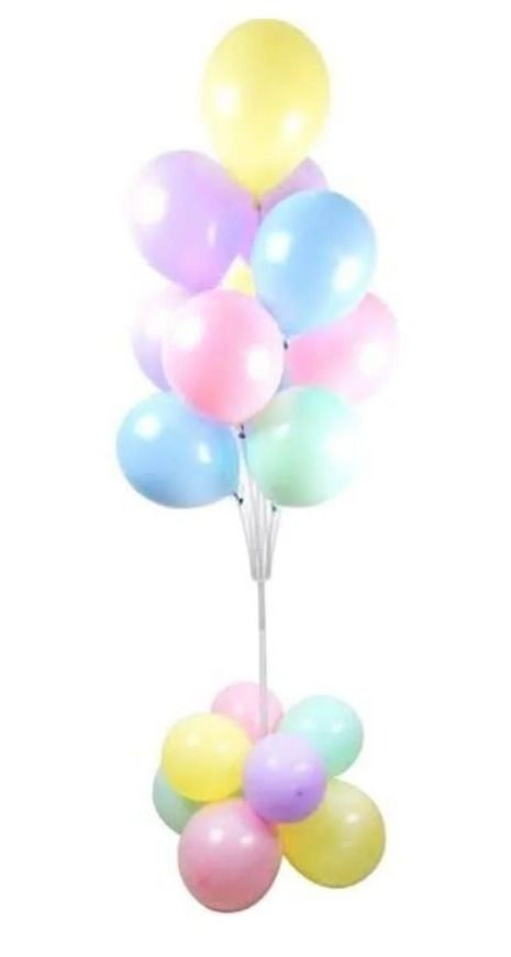 7'li Balon Standı Şeffaf
