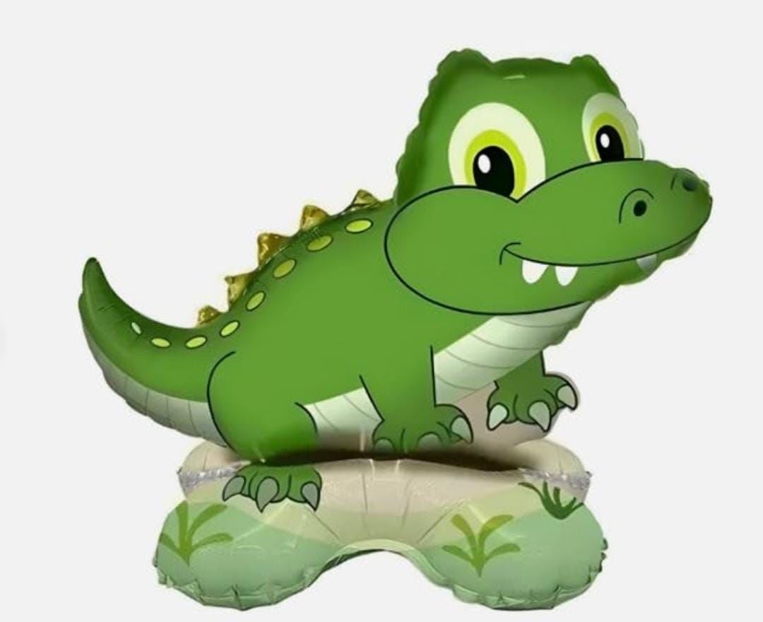 Ayaklı Timsah Folyo Balon 48*47 cm