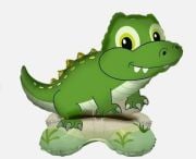 Ayaklı Timsah Folyo Balon 48*47 cm