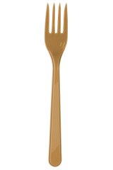 Plastik Çatal Gold 25li