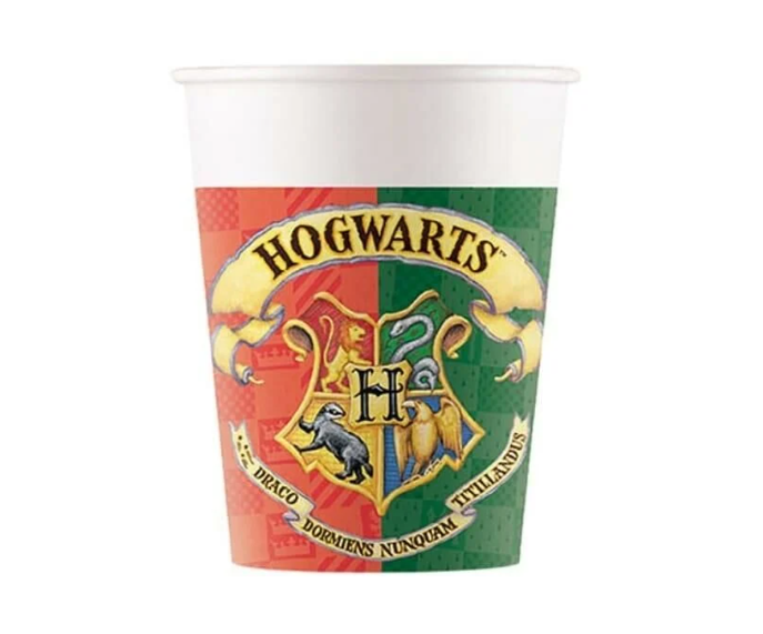 Harry Potter Hogwarts Bardak 8 Adet