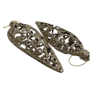 Yılbaşı Dekor Süs Simli Rose Damla SF-11