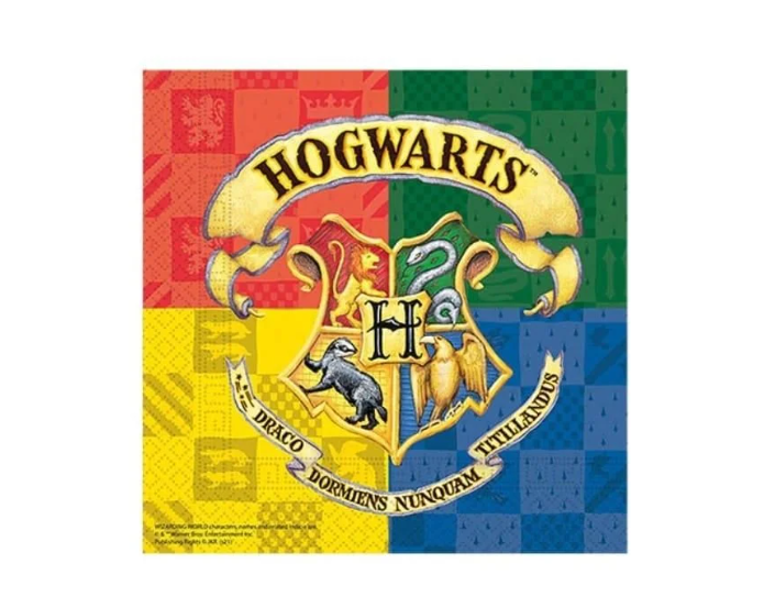 Harry Potter Hogwarts Peçete 20 Adet