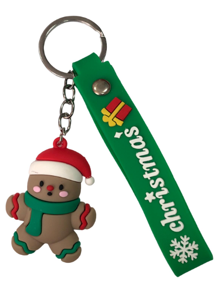 Anahtarlık Silikon Kurabiye Adam 1 Adet