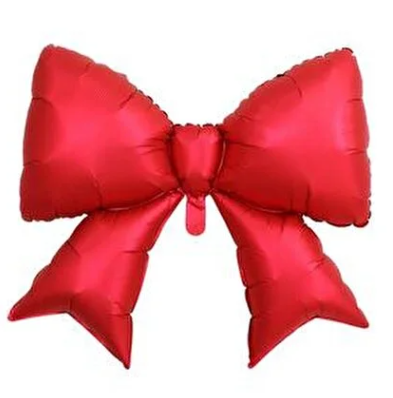 Kırmızı Fiyonk Folyo Balon 98*75 Cm