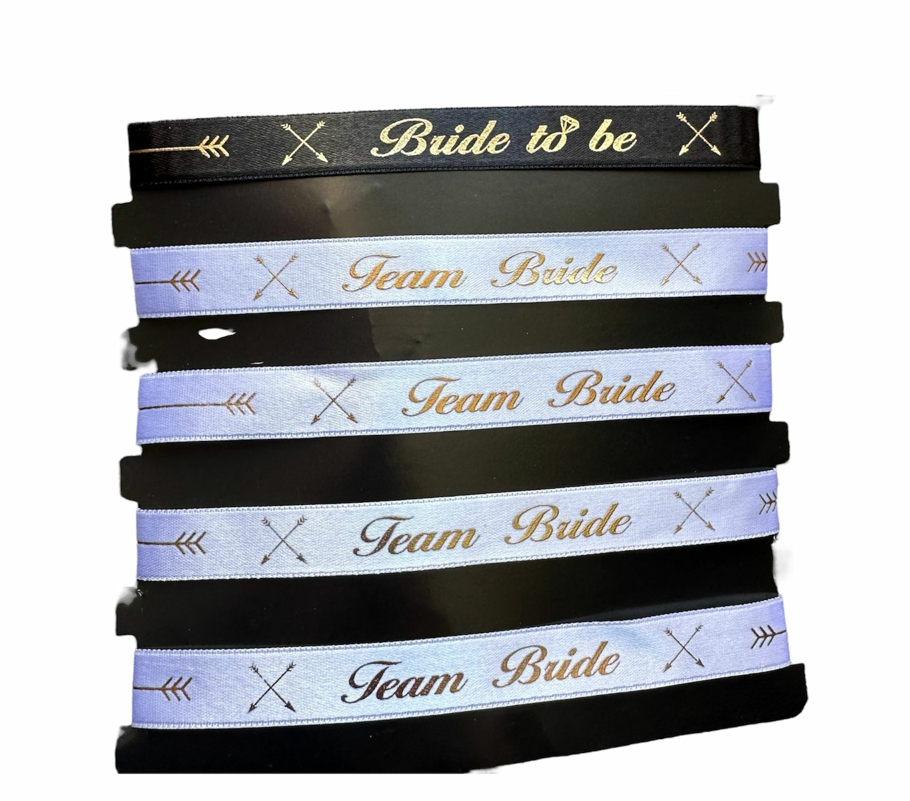 Bride to Be Bileklik 5 li Set Gold