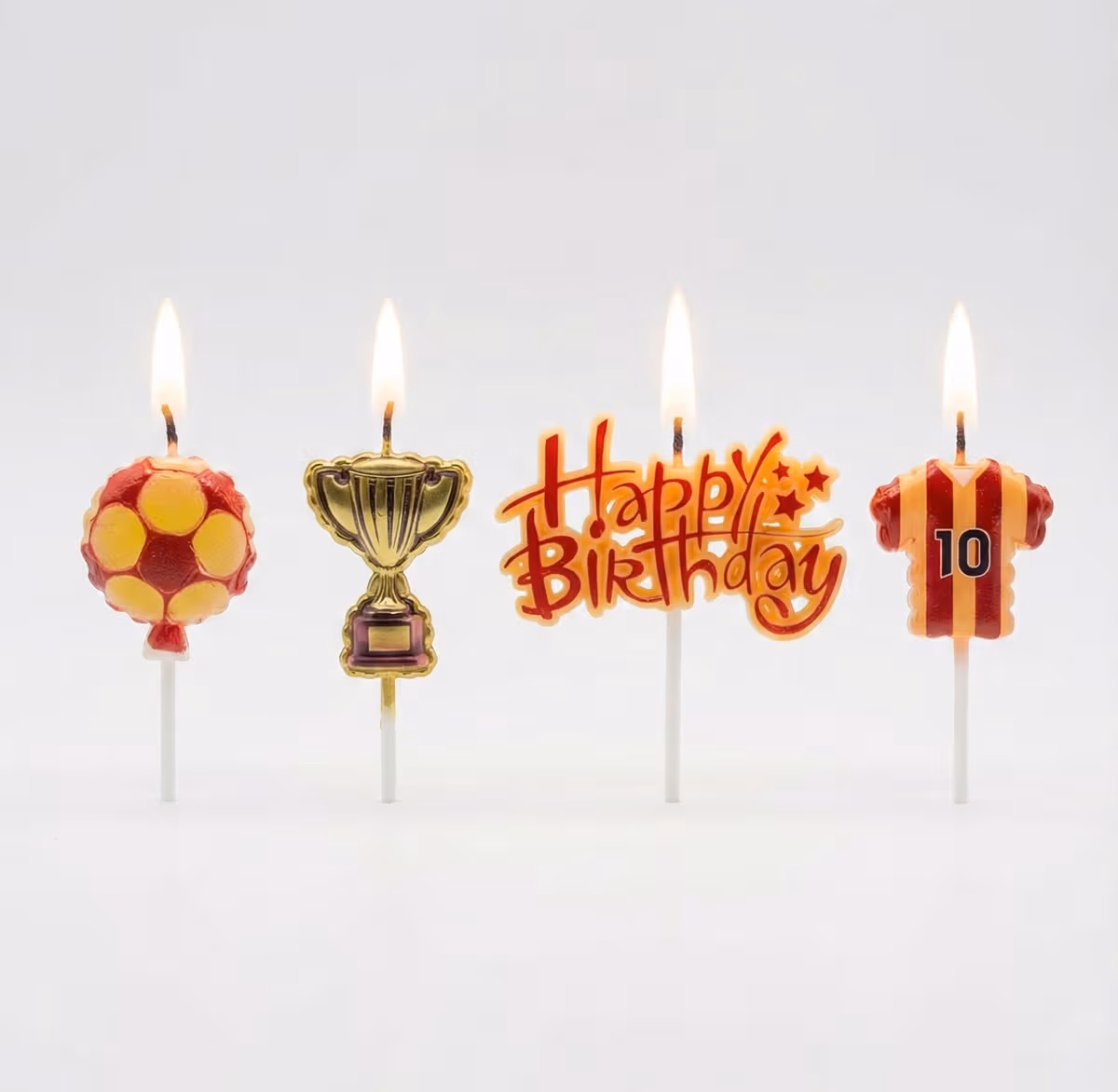 Sarı Kırmızı Happy Birthday Mum 4 Parça 0050