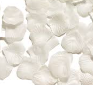 GÜL YAPRAĞI MASA KONFETİ RENKLİ 144 LÜ BEYAZ