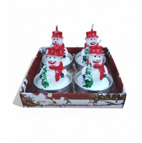 MUM TEA LIGHT KARDAN ADAMLI 4 LÜ