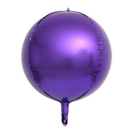 18'' Küre Folyo Balon Mor
