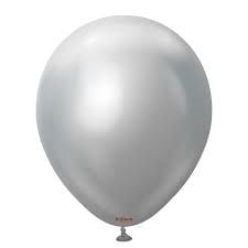 XL  Mirror (Krom) Balon Gümüş 12 İnç - 250 Adet
