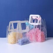 Çanta PVC Beyaz Tutamaçlı 28*25*14 Cm