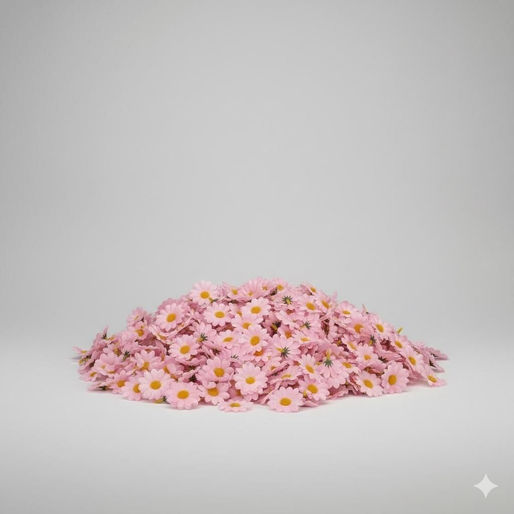 Yapay Papatya Pembe 100'lü