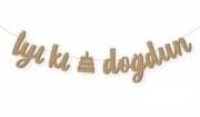 KALİGRAFİ BANNER KRAFT İYİ Kİ DOĞDUN
