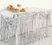 Masa Eteği Gümüş 70*300 cm