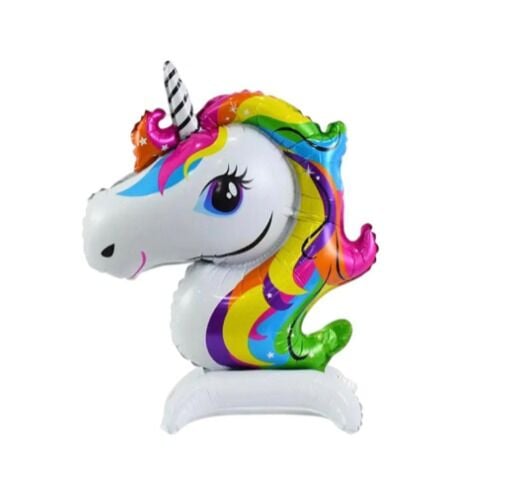 Ayaklı Unicorn Folyo Balon 45*36 cm  4486