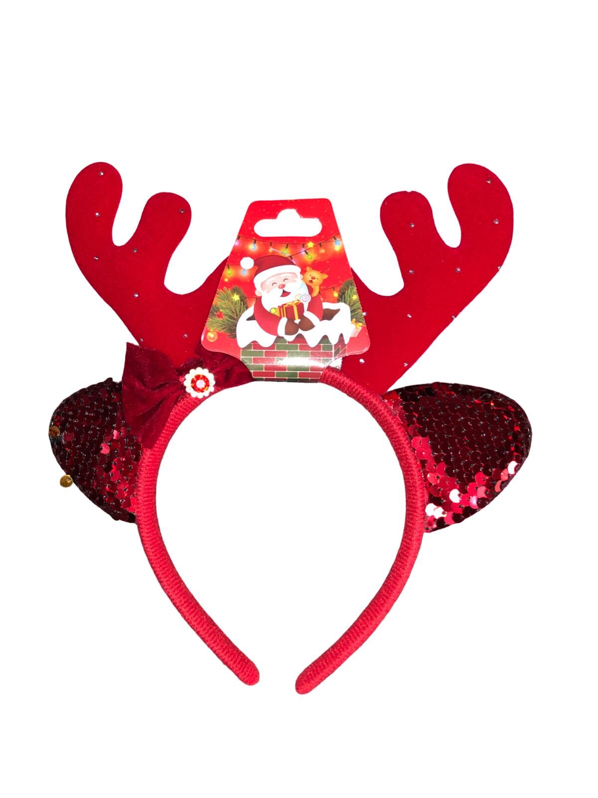 Kırmızı Pullu Fiyonk Detaylı Geyik Taç