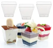 Piramit Kase 20’li Paket  Şeffaf Servis ve Sunum Kaseleri